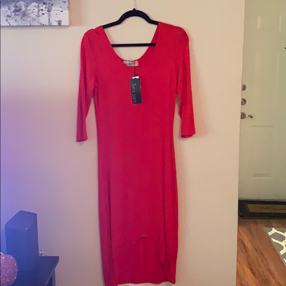 Red dress
